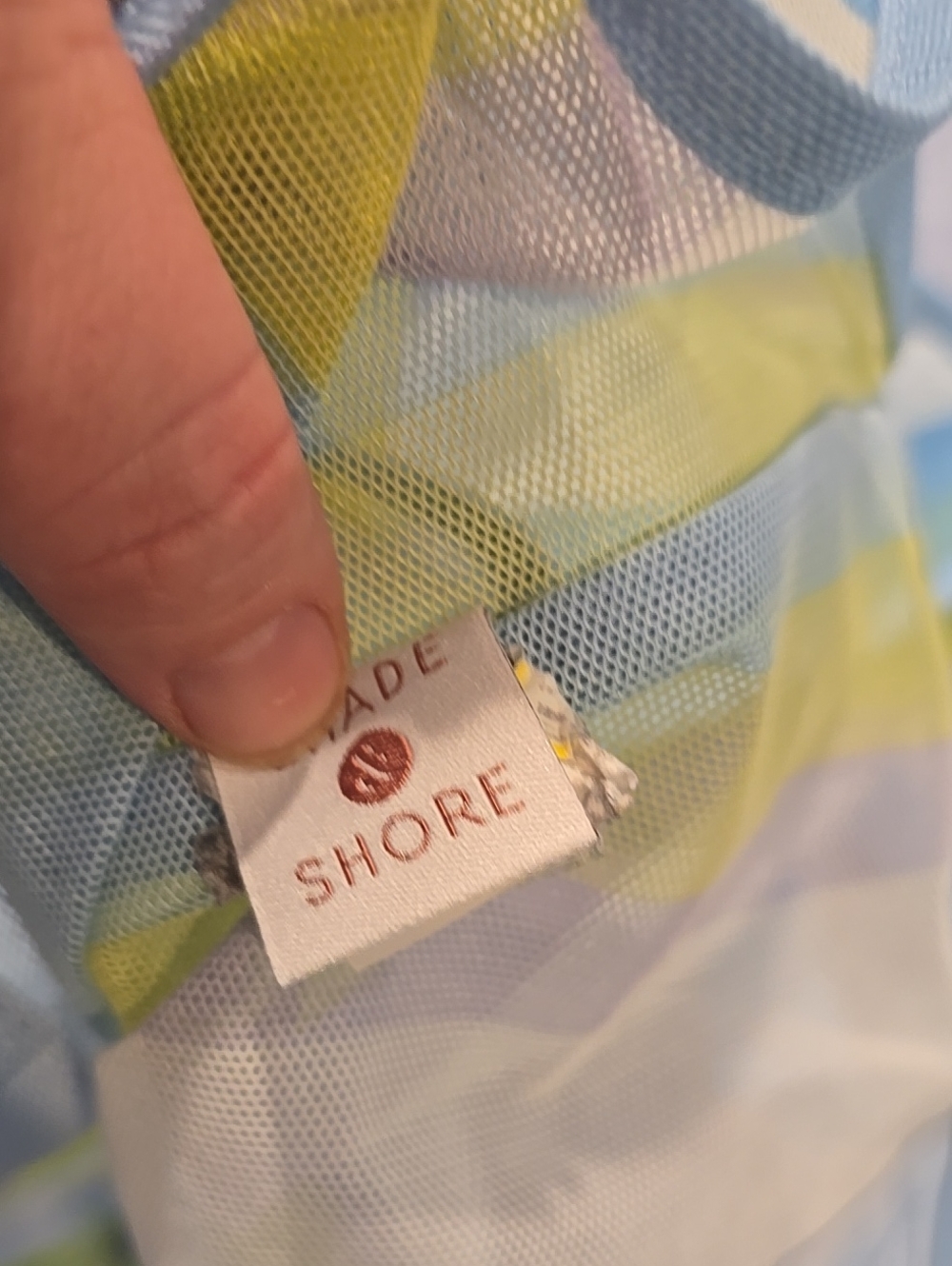 ❤️10/$40 Nwot Pastel Striped Beach Tote Bag - Light Blue - Picture 3 of 3